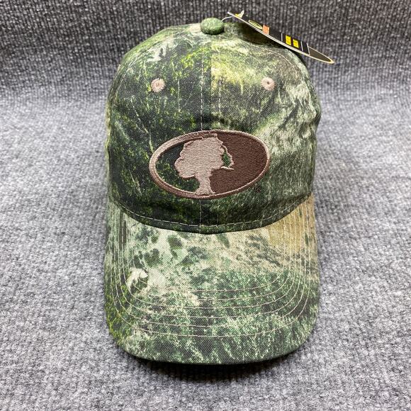 Mossy Oak Forest Green and Earthy Brown Hat - Picture 1 of 11